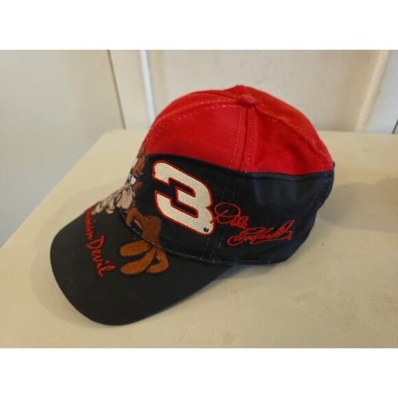 Vintage Dale Earnhardt #3 Hat Cap Taz Tasmanian Devil NASCAR Chase SnapBack RCR - Picture 2 of 9